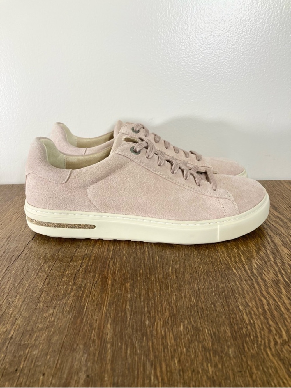 New Birkenstock Bend Low Top Suede Sneaker Women’s Size 7 Lt Rose